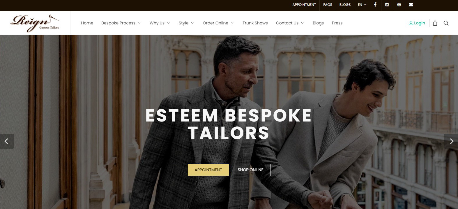 Bespoke Tailoring